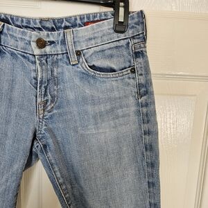 Citizens Of Humanity Blue Jean Denim Long Shorts Classic Cutoff Style 251